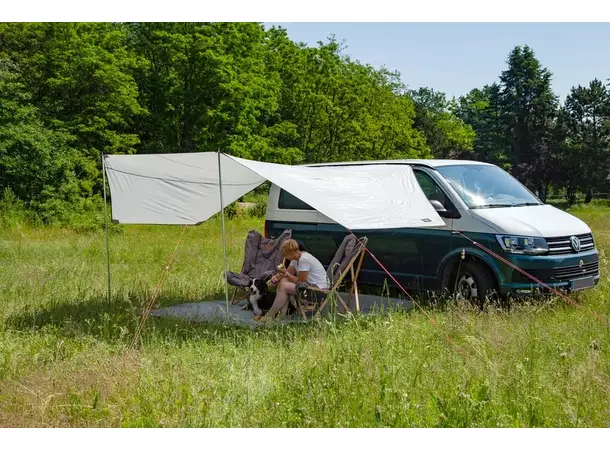 Reimo solseil Mauritius M – PVC-sluse: 200 cm | Caravan.no