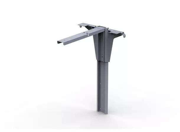 Sammenleggbart bordfot 60 cm til Van Anodisert aluminium 
