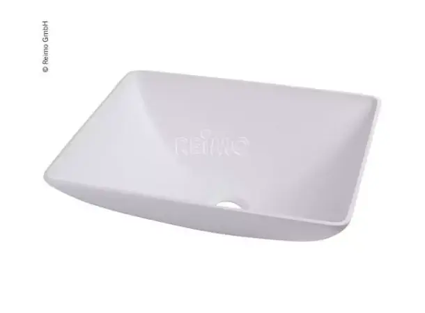 Servant firkantet hvit – H135x350x260 mm | Caravan.no