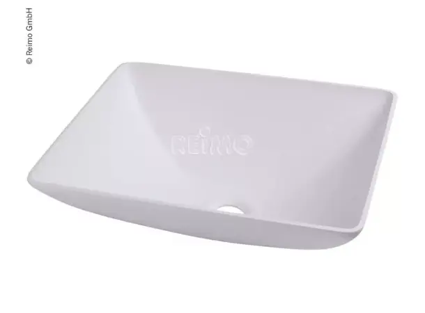 Servant firkantet hvit – H135x350x260 mm | Caravan.no