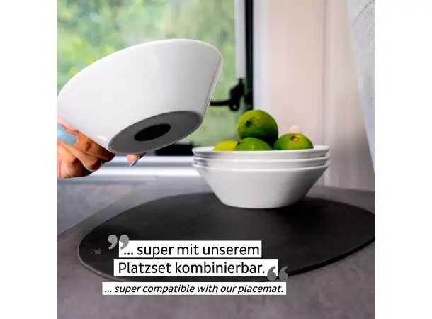 Silwy magnetisk skål 400 ml i porselen Sett på 2 stk 