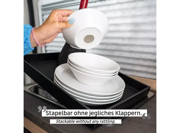 Silwy magnetisk skål 400 ml i porselen | Caravan.no