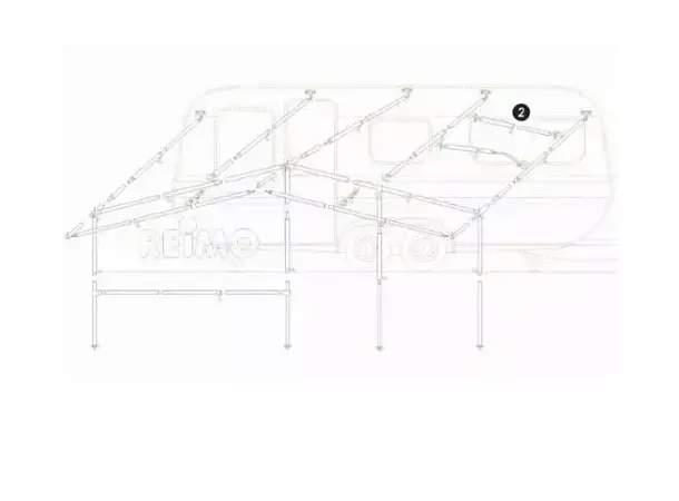 Spennstang Ø25/22 mm i aluminium – 160-260 cm | Caravan.no
