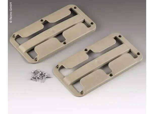 Stettglassholder beige/grå – Sett med 2 stk | Caravan.no