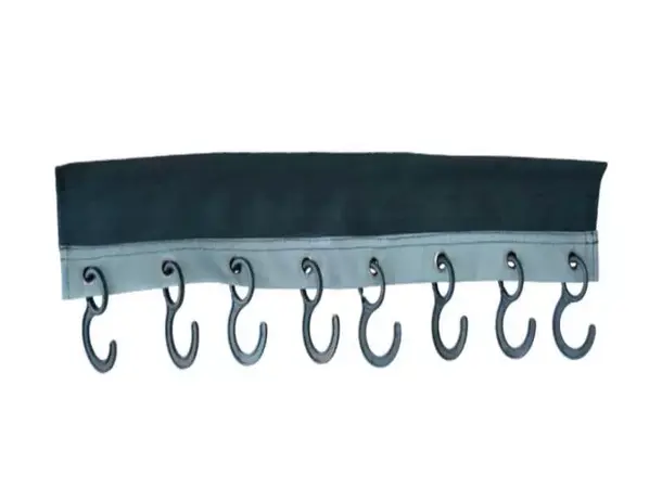 Teltgarderobe med 8 kroker 