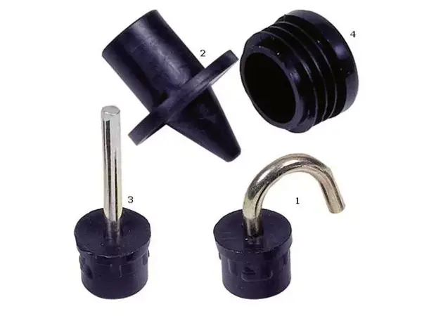 Teltstangspiss Ø25 mm 2 stk | Caravan.no