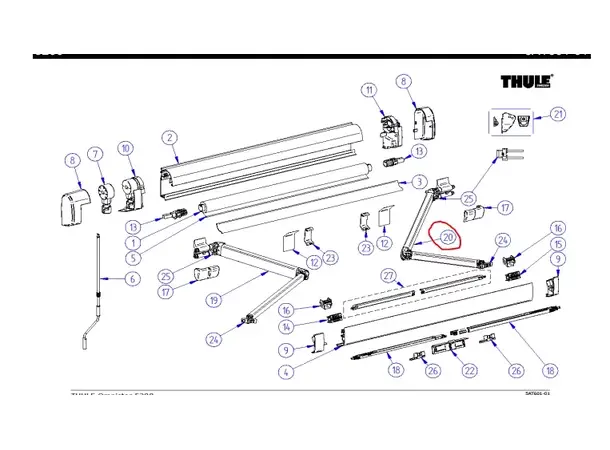 Thule 1500603089 til 5200 