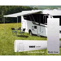 Thule veggmarkise 5200 450 cm 12V Mystic grey / Hvit