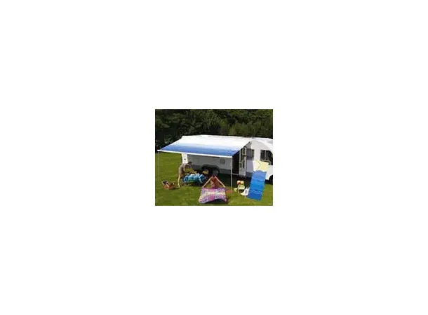 Thule veggmarkise 8000 450 cm Saphir blue / Sølv 