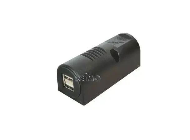 USB-installasjonskontakt 12V/5A Med dobbel-USB 2x2,5A 