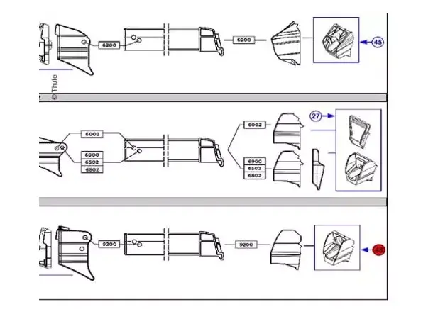1500602447 insert lead rail stk | Caravan.no