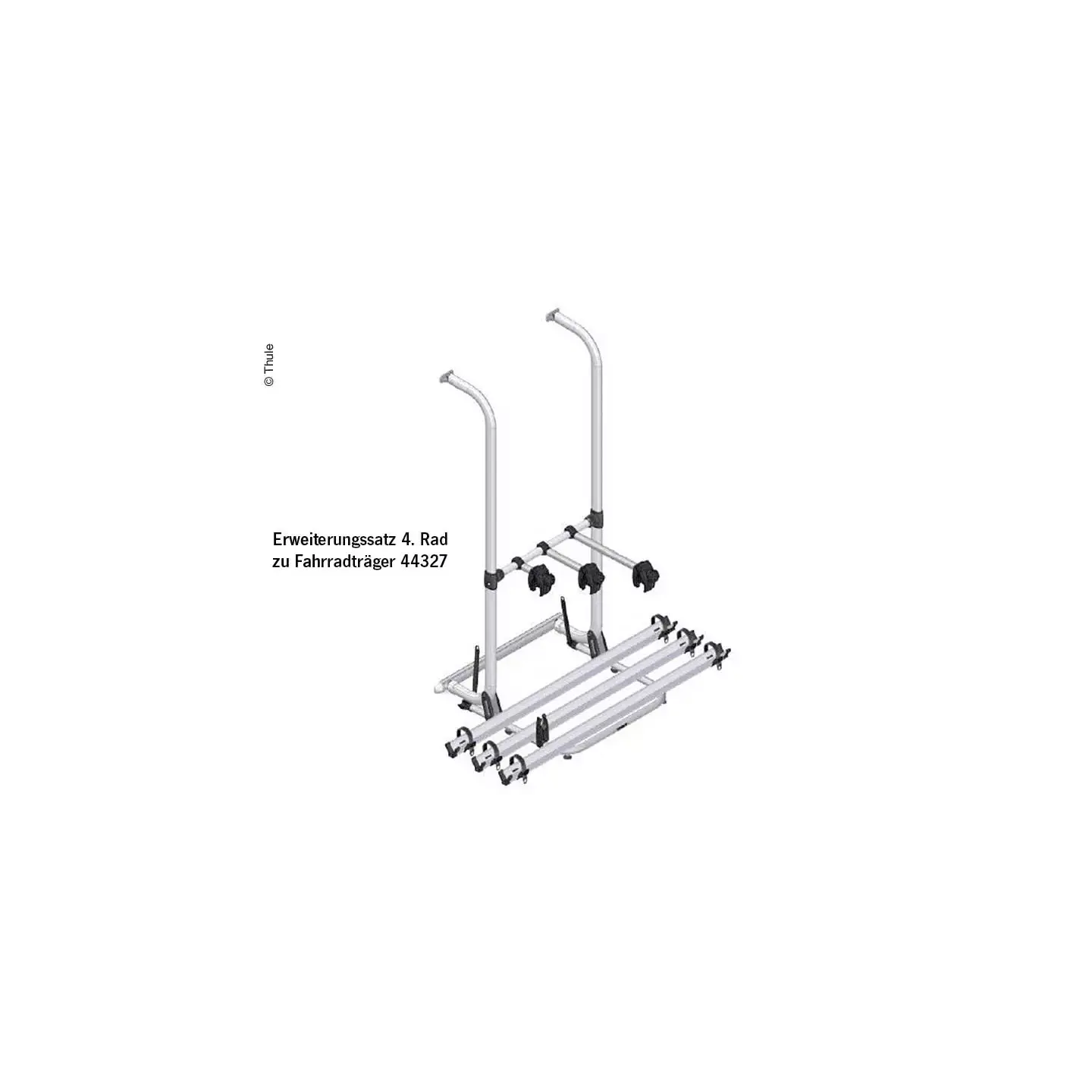 Thule Esse4 CD sykkelstativ 3 sykler Kan utvides til 4 sykler