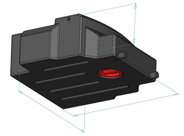 Avløpstank for Ford Transit < 2015 - 90 