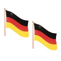 Klistremerke flagg Tyskland 2-pack 145x125 mm