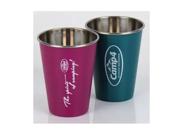 Kopp i rustfritt stål 2 stk | Caravan.no