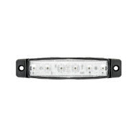 LED-markeringslys - Hvit 12 V påbyggings-side-markeringslys