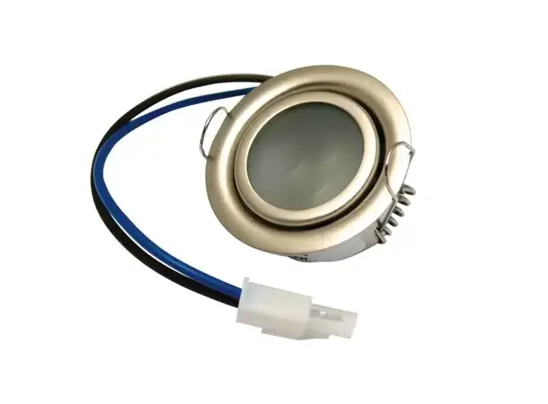 LED-spot 12V Manni, 0,2W, matt nikkel | Caravan.no