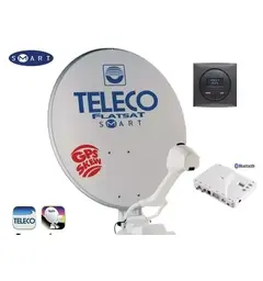 Parabolantenne Teleco 85cm FlatSat Easy Skew Smart