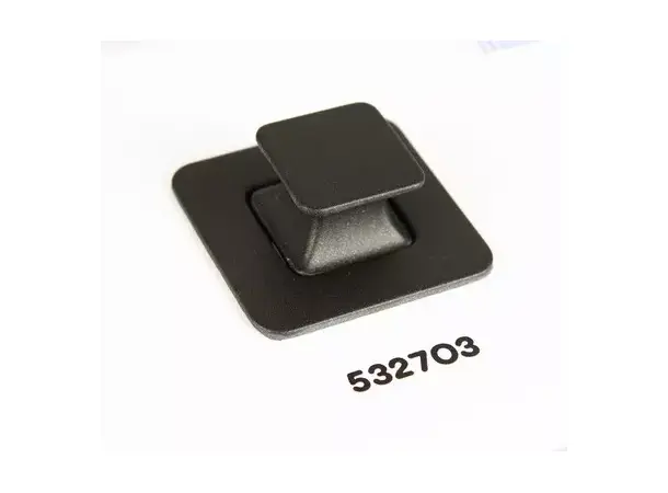 Push lock komplett mørk grå – 42x42 mm | Caravan.no