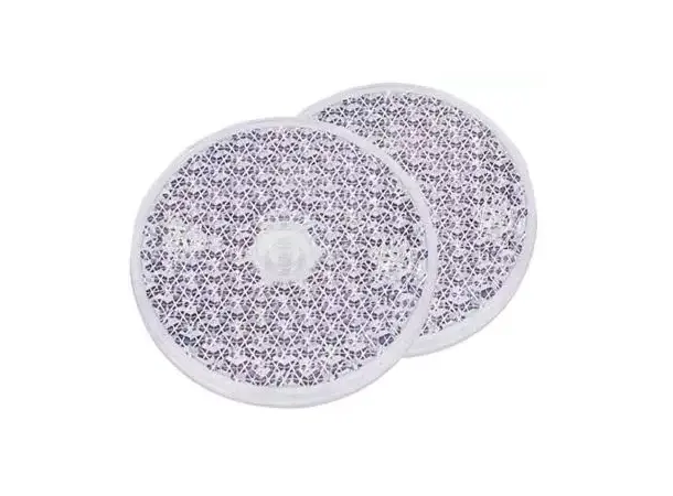 Reflektor rund hvit 2 stk 