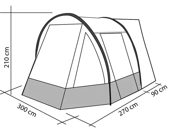 Reimo bybobilfortelt Tour Easy 4 | Caravan.no