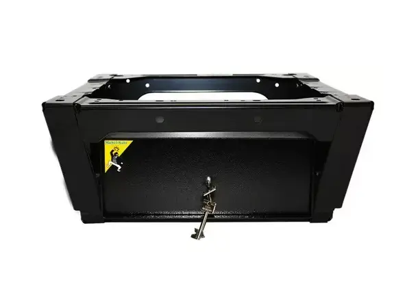 Safe for baksiden av setekonsoll | Caravan.no