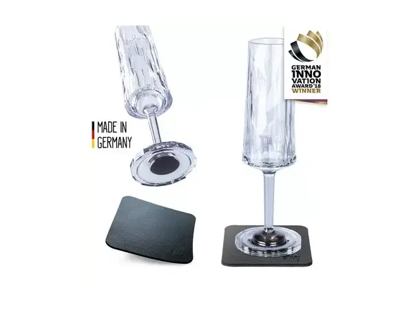 Silwy magnetisk champagneglass 0,15 L | Caravan.no