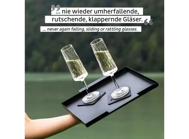 Silwy magnetisk champagneglass 0,15 L | Caravan.no