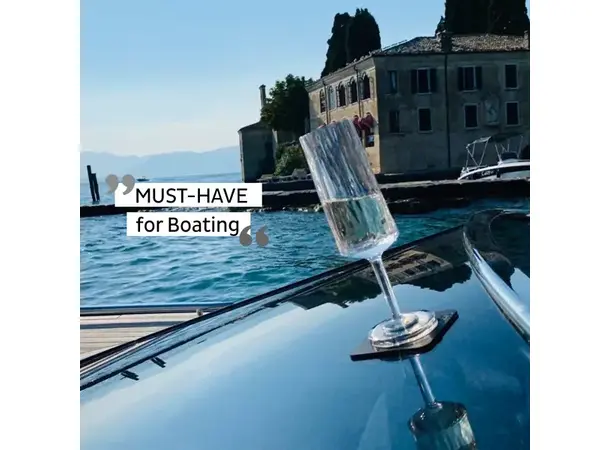 Silwy magnetisk champagneglass 0,15 L | Caravan.no