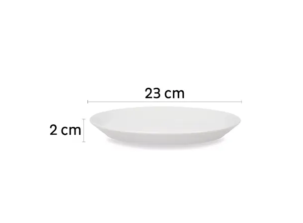 Silwy magnetisk tallerken Ø23 cm Sett på 2 stk 