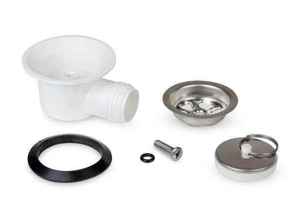 Smev avløp 90° type A TYPE A, illustrasjon, Smev 39mmØ 