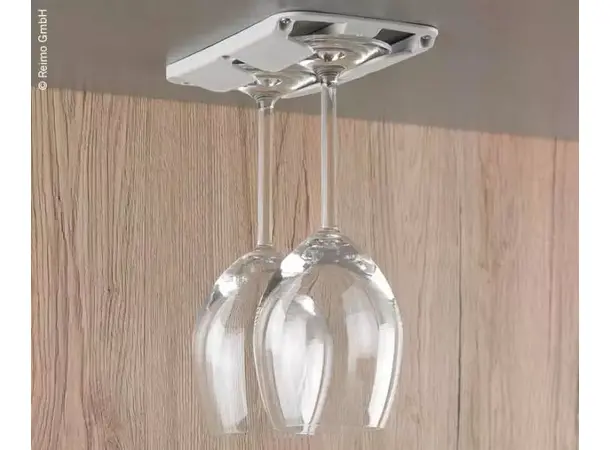 Stettglassholder lys grå – Sett med 2 stk | Caravan.no