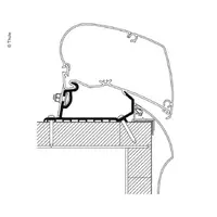 Thule adapter til 9200, 6200 og 6300 Hobby Optima LED Deluxe/Premium
