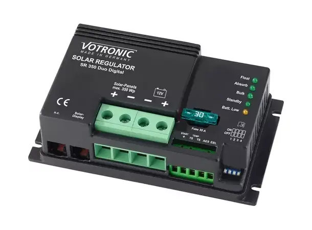 Votronic solcelleregulator – SR 350 Duo Digital | Caravan.no