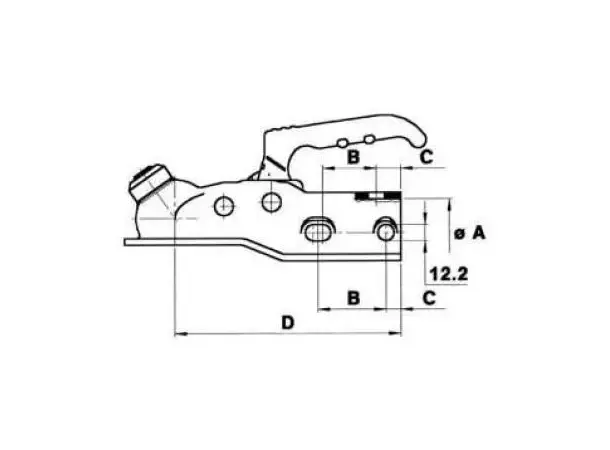 AL-KO togkulekobling AK2700  universal 