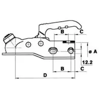 AL-KO togkulekobling AK2700  universal 