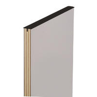 Dekorlist T, 17 mm Sort 5m. 