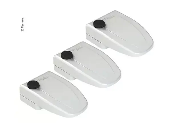 Fiamma dørsikring Safe Door 3 stk hvit | Caravan.no