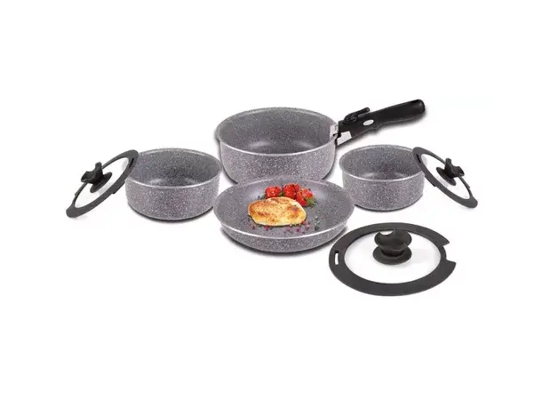 Kasserollesett med avtagbart håndtak | Caravan.no