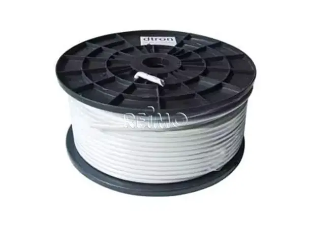 Koaksialkabel 7 mm rull 100 meter 