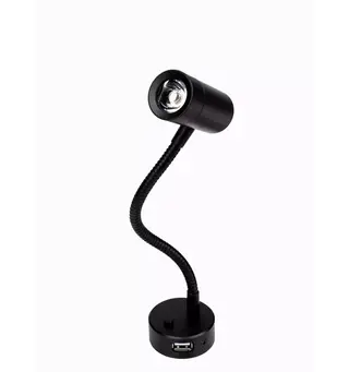 LED-spot med fleksibel arm og USB 12V