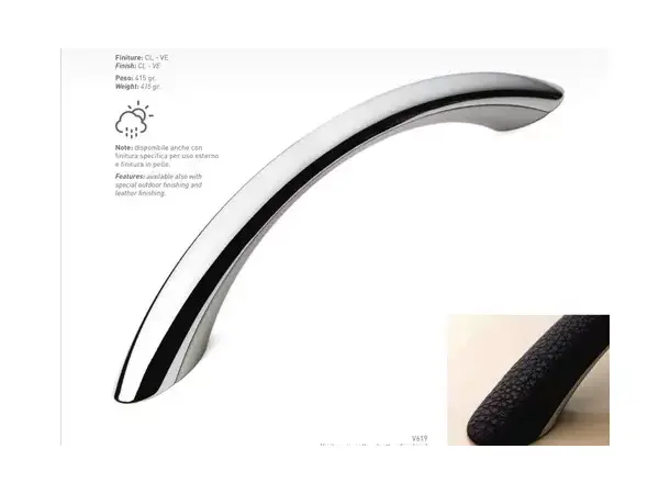 Metallhåndtak i Soft Touch Dark Grey | Caravan.no