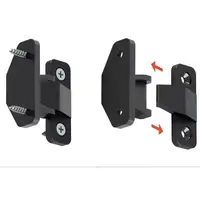 Møbelforbinder 0915 svart 4 stk 