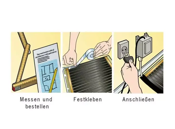 Oppvarmingsfolie 53 cm, 48v, 40W – Løpemeter | Caravan.no