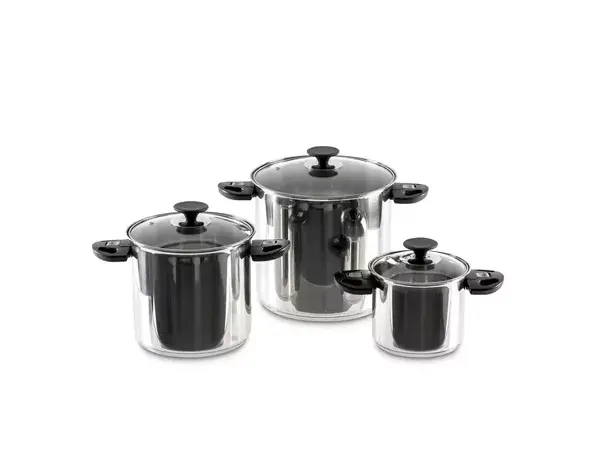 Pannesett i 6 deler - edelstål | Caravan.no