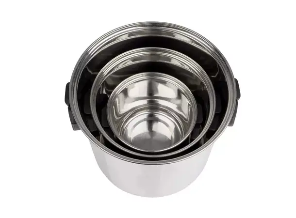 Pannesett i 6 deler - edelstål | Caravan.no