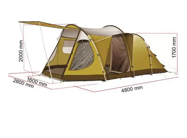 Reimo campingtelt Bregenz 2 Z5 – For 4 personer | Caravan.no