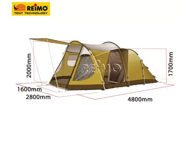 Reimo campingtelt Bregenz 2 Z5 – For 4 personer | Caravan.no