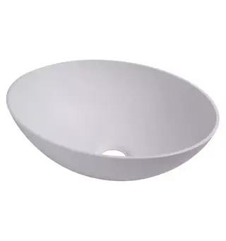 Servant oval hvit H135x350x256 mm