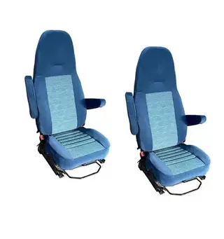 Setetrekk for Aguti 2 stk Blå/Grå, illustrasjonsbilde.